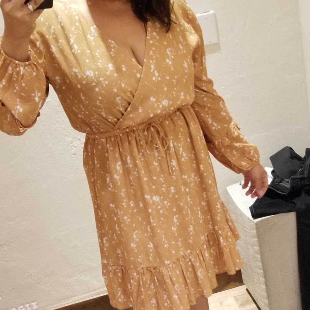 Anthropologie Boho floral Dolan Wrap Dress